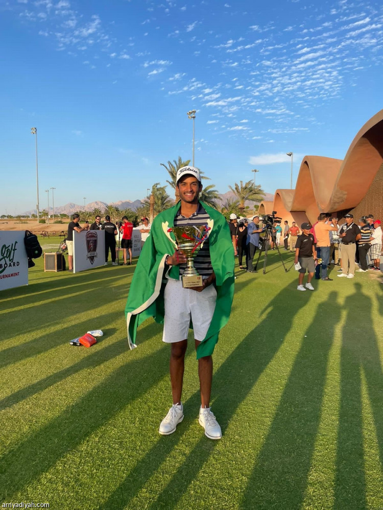 الشريف يتوج بكأس بطولة الأردن المفتوحة للجولف