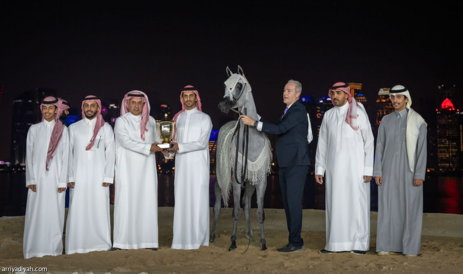 مربط أجمل يحقق ذهبية بطولة العالم في قطر بإنتاج سعودي