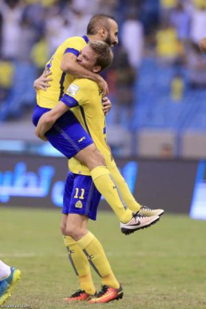 السهلاوي وأيالا يقودان النصر لقلب الطاولة على الرائد