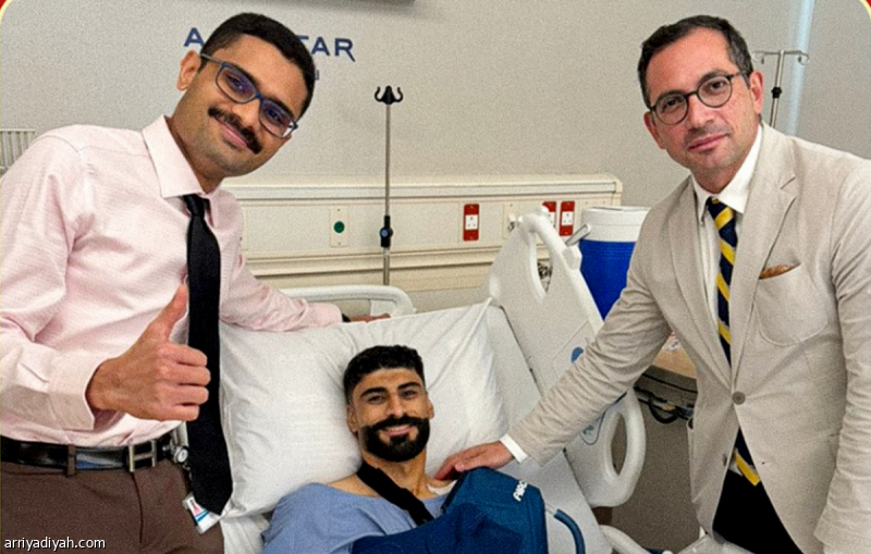 أحمد الكسار يجري جراحة في الكتف ويبدأ برنامج تأهيلي للعودة إلى الملاعب
