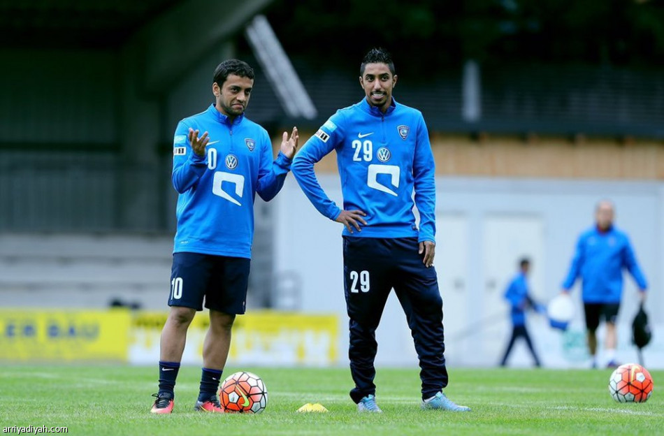 تدريبات الهلال المسائية لياقية