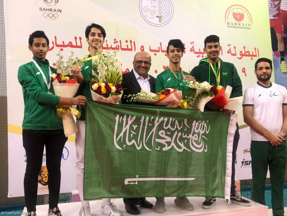 أخضر المبارزة يحصد 5 ميداليات في افتاح البطولة العربية