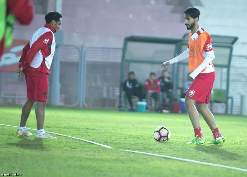 أبو عظمة في تدريبات الرائد