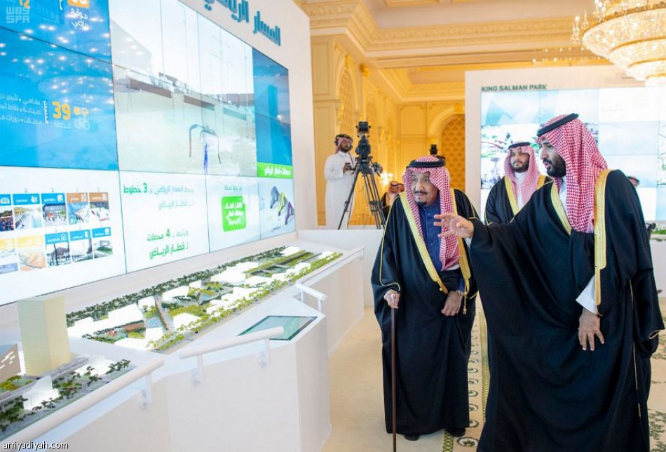 الملك يطلق 4 مشاريع نوعية كبرى بـ 86 مليار ريال في الرياض