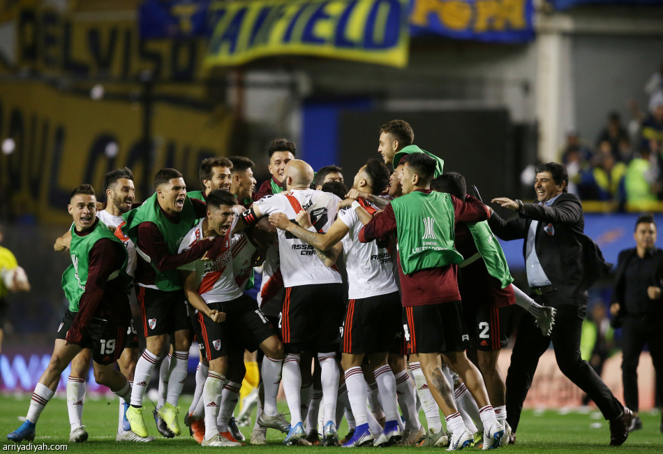 ريفر بليت يتأهل إلى نهائي ليبرتادوريس من معقل بوكا جونيورز