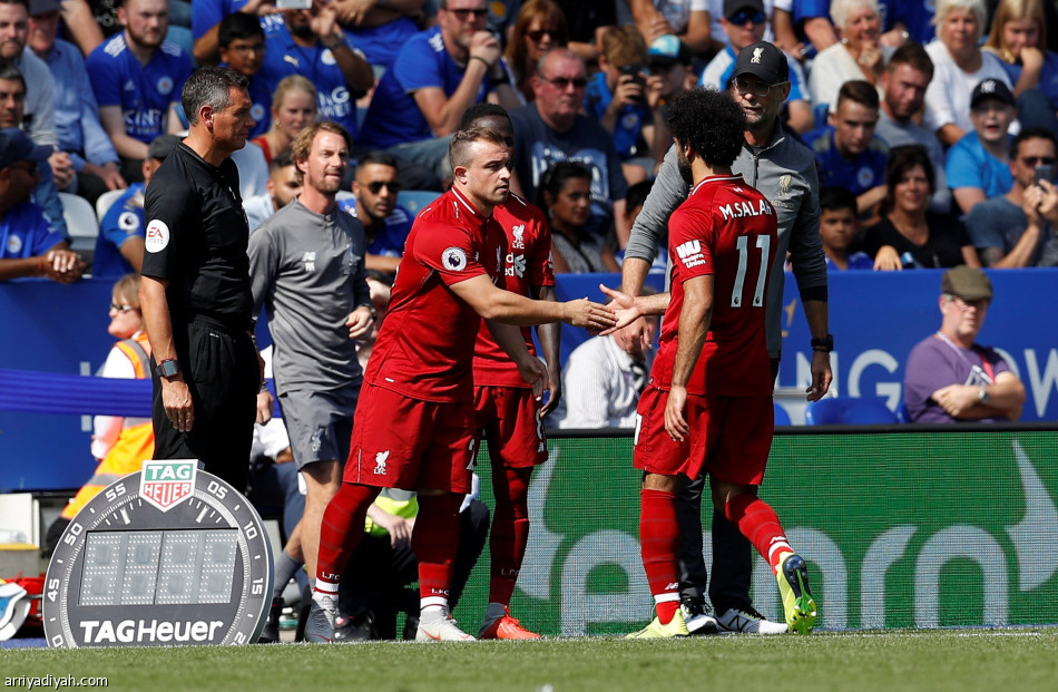 ليفربول يتجاوز ليستر سيتي وينفرد بصدارة الدوري الإنجليزي