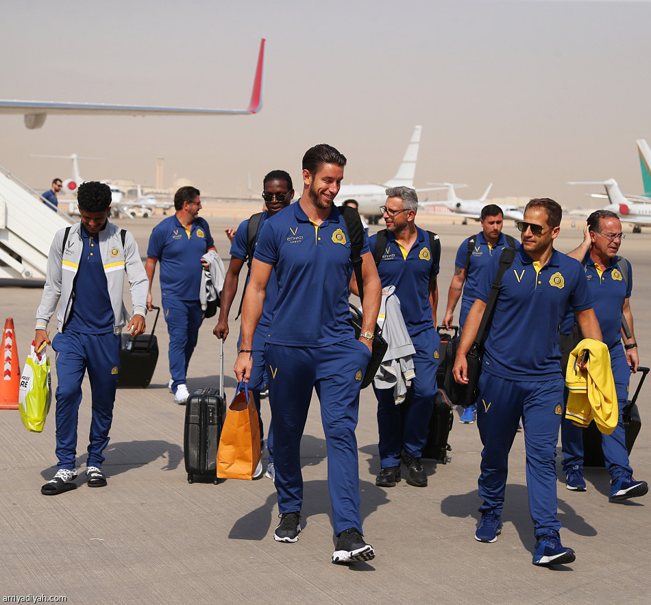 النصر يصل الرياض بعد ختام معسكر البرتغال