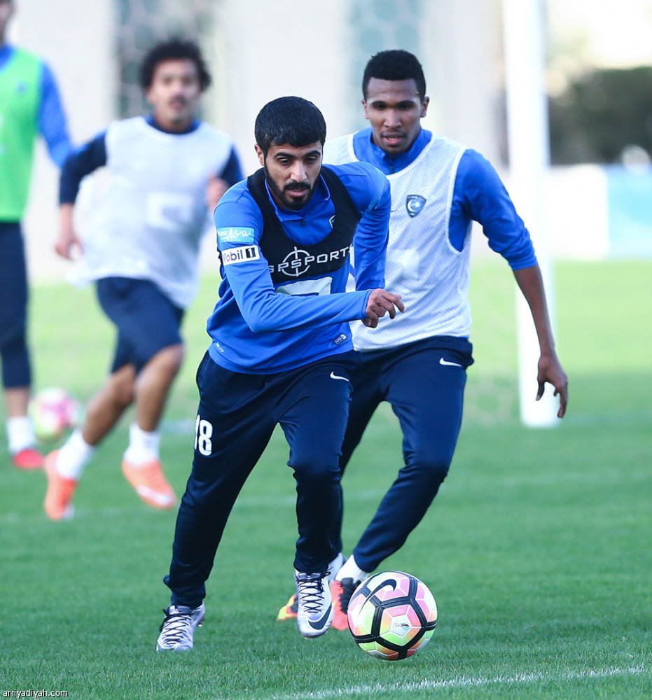 التهاب يحرم العابد من تدريبات الهلال