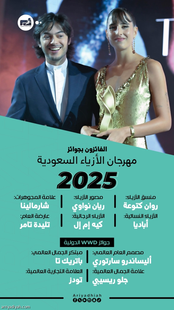 بوراك لـ«الرياضية»: جوائز الأزياء السعودية 2025 قدمت مواهب