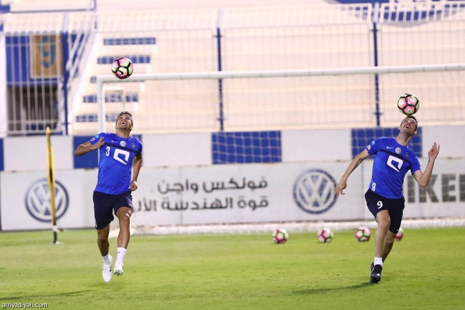 في الهلال مناورة وتدريبات خاصة للثنائي البرازيلي