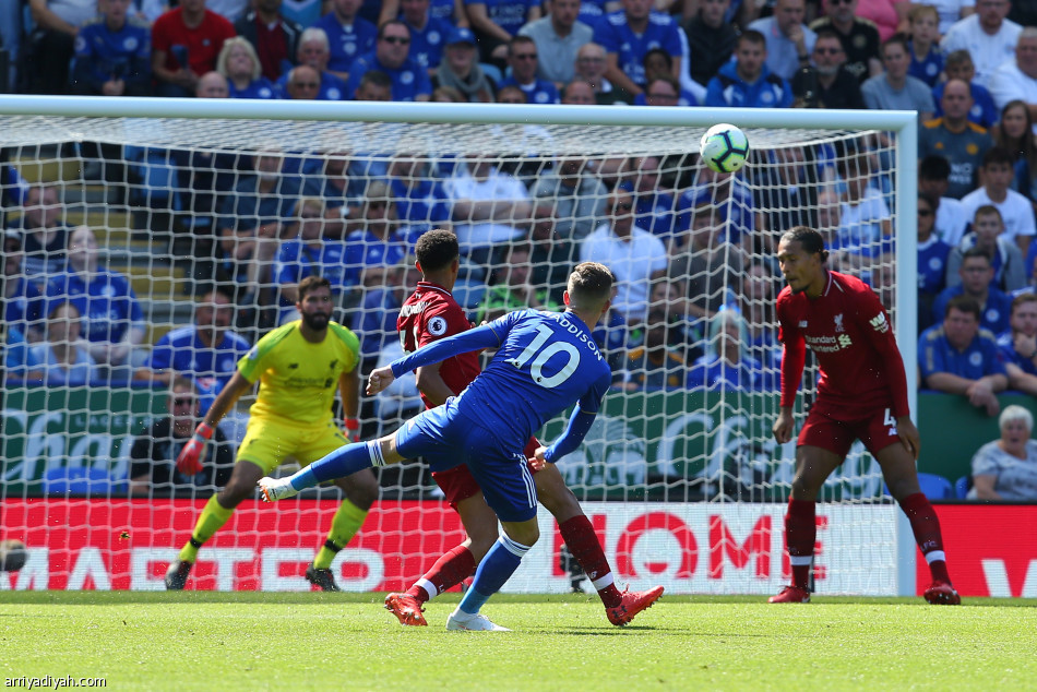 ليفربول يتجاوز ليستر سيتي وينفرد بصدارة الدوري الإنجليزي