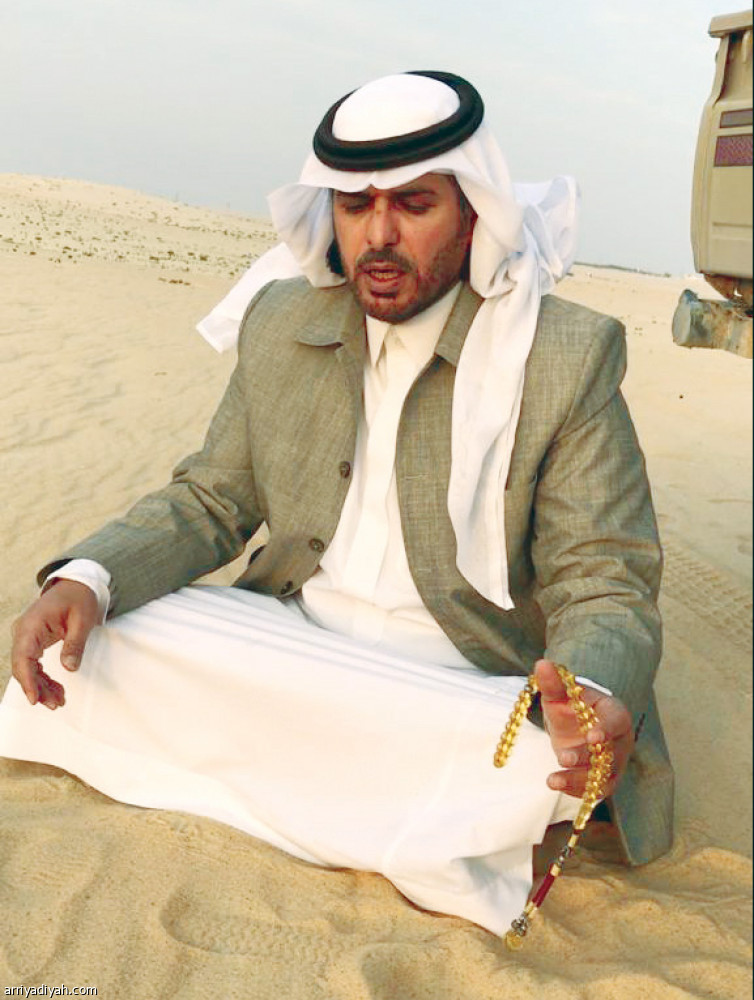 صورة التقطت أمس لخالد العتيبي أثناء ذهابه في رحلة برية «الرياضية»