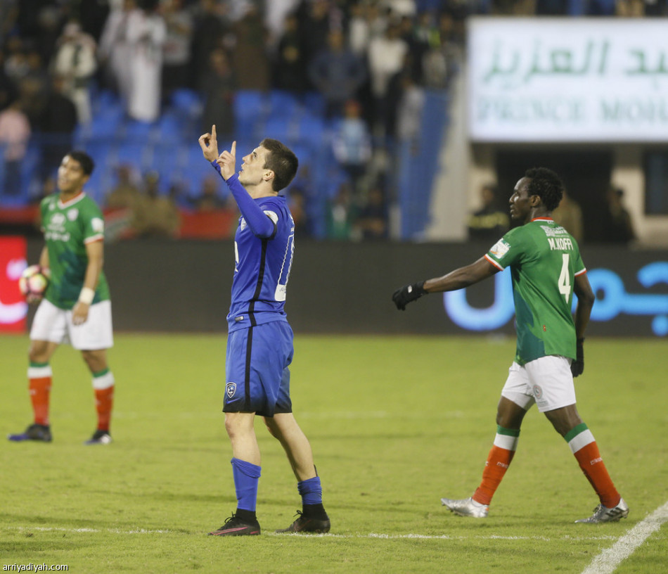 ميليسي يعزز صدراة الهلال أمام الاتفاق
