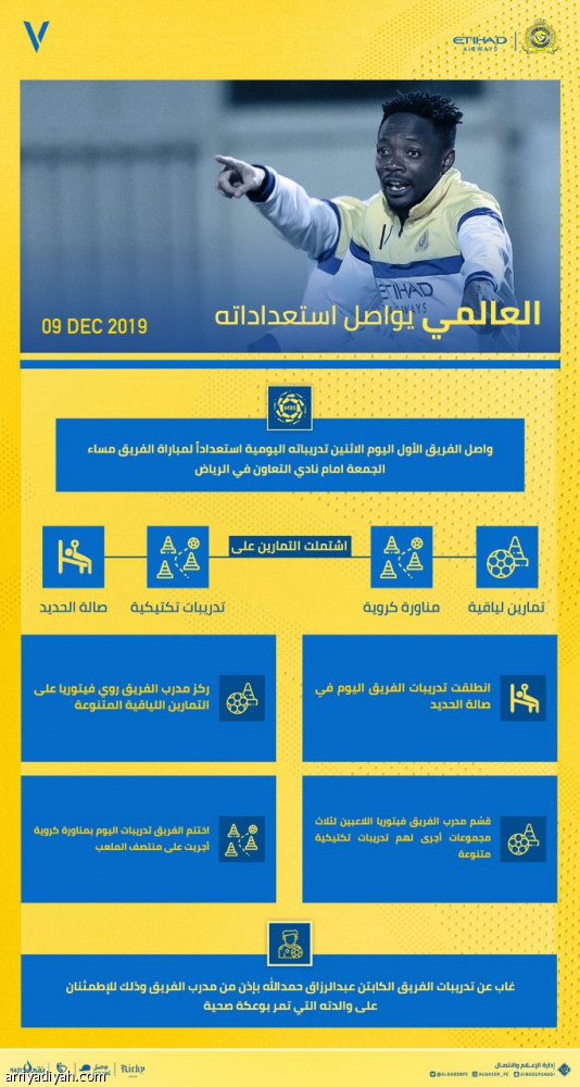 النصر يؤكد وعكة والدة حمدالله.. واللاعب ينفي