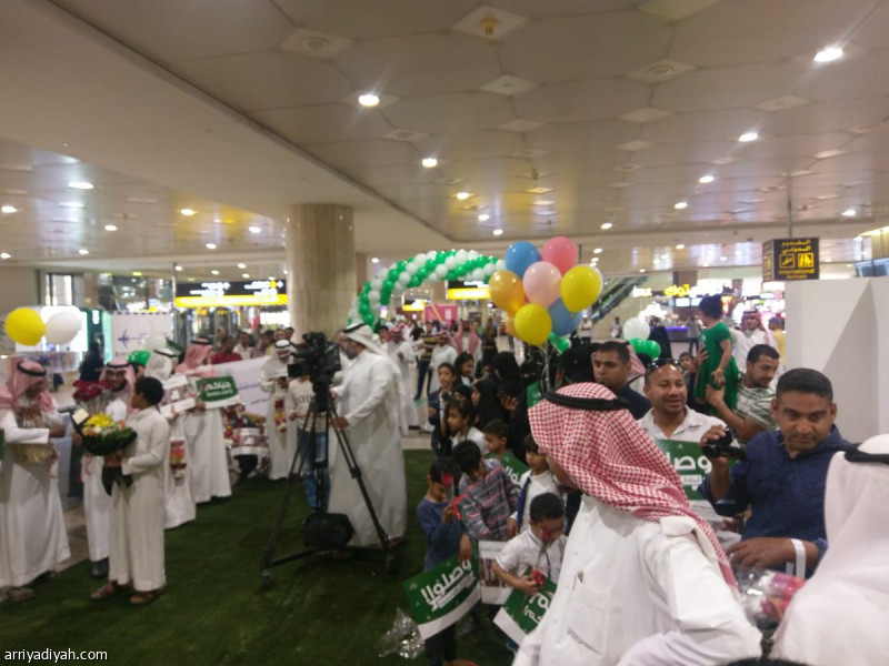 استقبال الأبطال