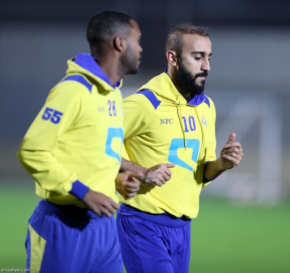 النصر يستعد للشباب بـ ٤٥ دقيقة