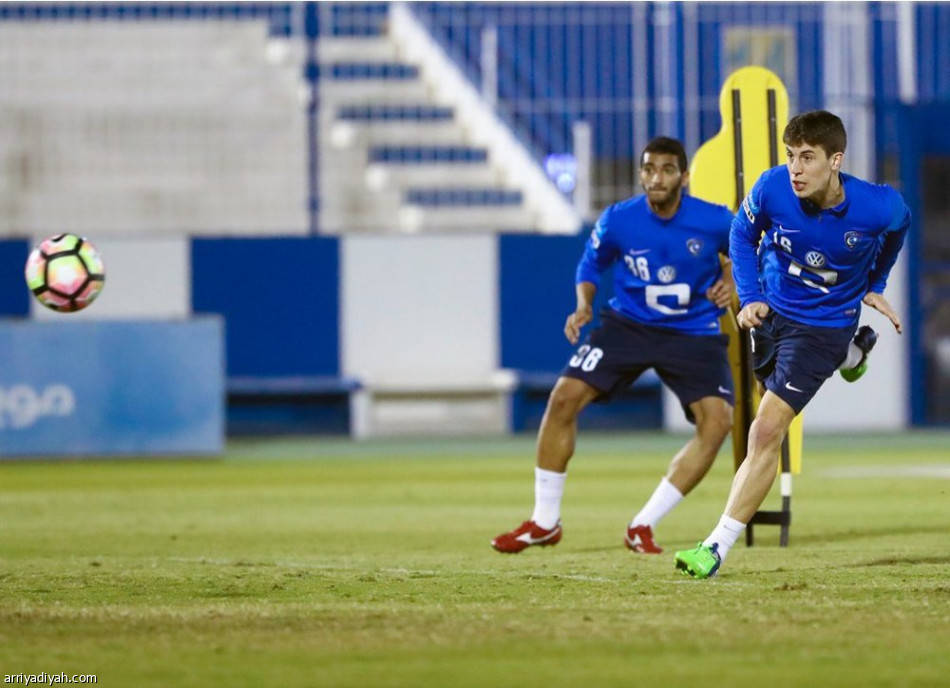 دياز يغلق تمارين الهلال