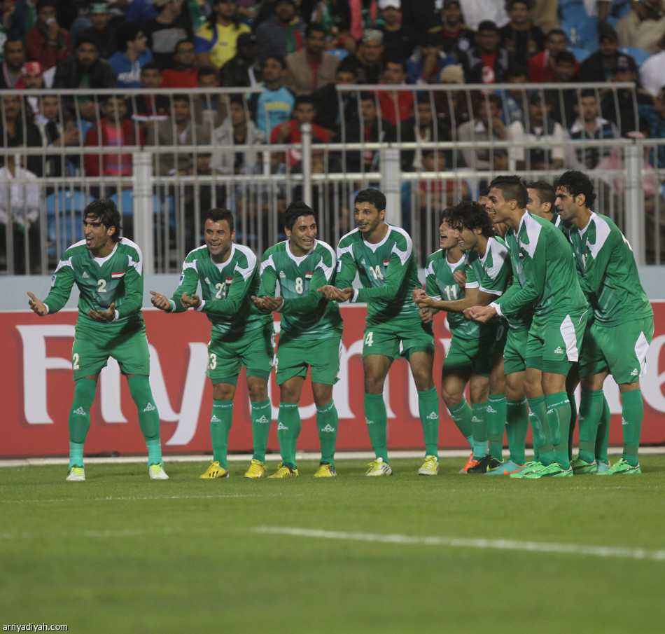 العراق تلتهم الأخضر السعودي بهدفين في كأس الخليج