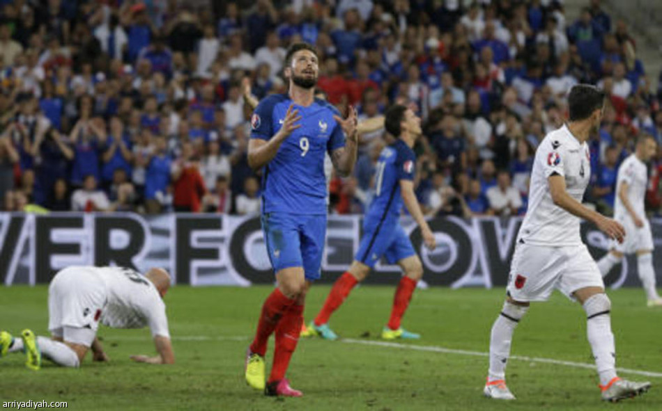 يورو 2016: فرنسا اول المتأهلين على حساب البانيا