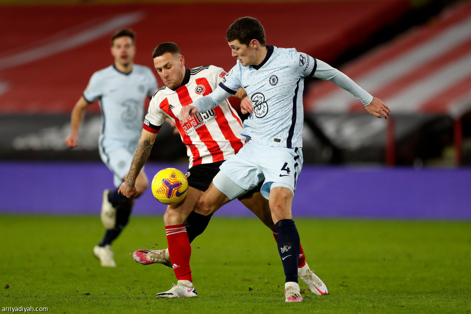 تشيلسي يتخطى شيفيلد بثنائية