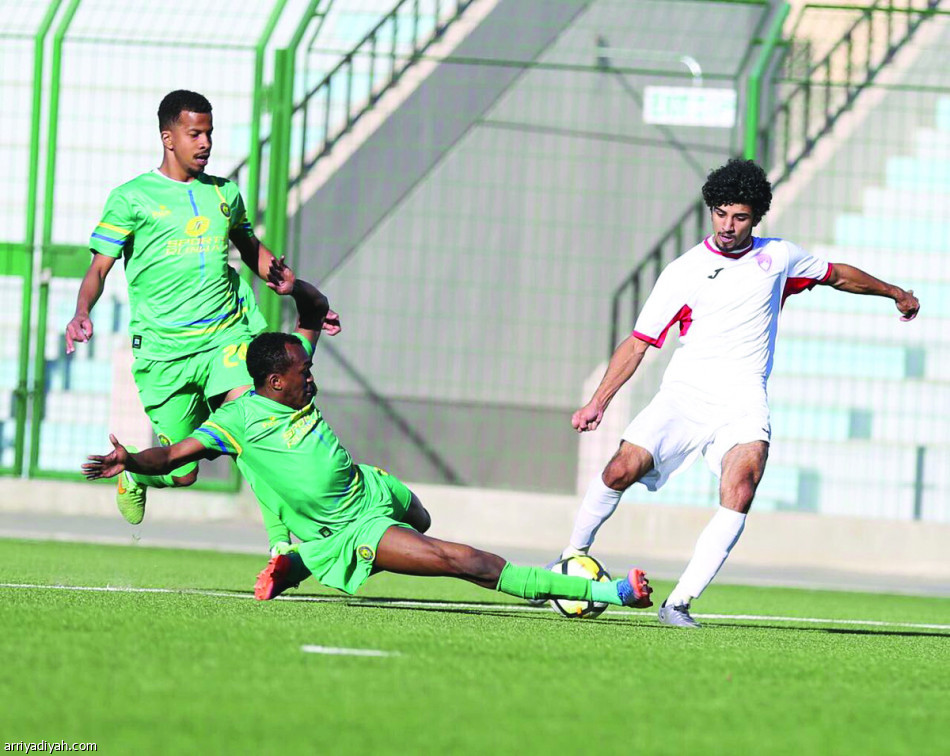 الفرسان يتمسكون بالصدارة.. والقيصومة يتجاوز الوطني