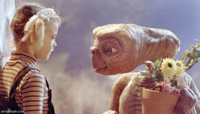 صورة التقطت من أحد مشاهد فيلم إي تي (أرشيفية)