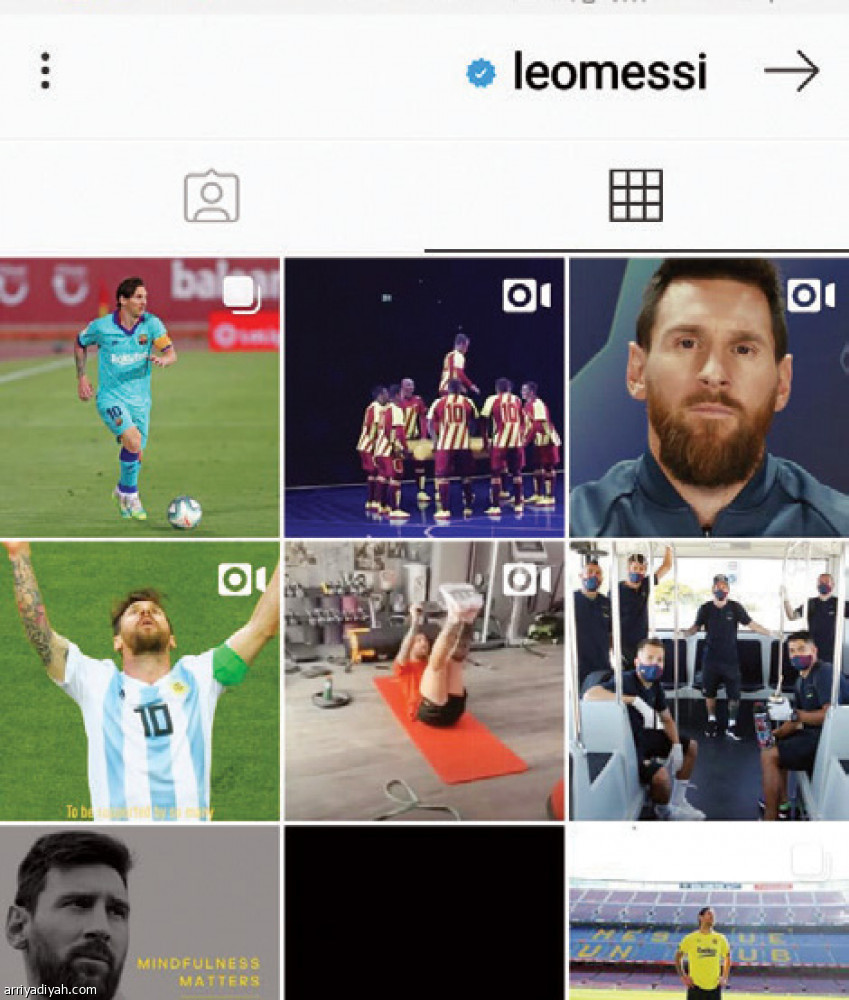 ميسي
يتصدر بـ14.6 مليون
