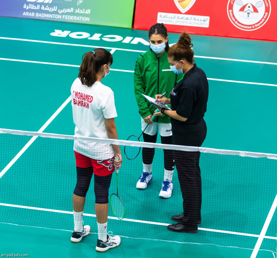 كأس العرب للريشة.. هيا ومعاذ إلى دور الـ16