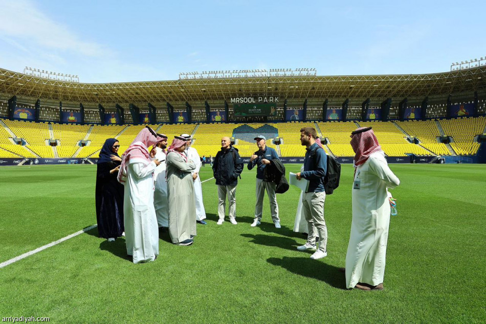 Voorafgaand aan het WK voor clubs inspecteerde de FIFA Al-Malaz, Al-Durra en Marsool Park