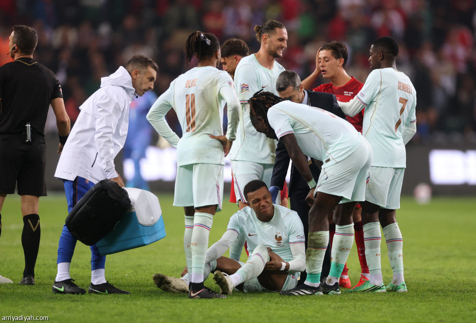 دوري الأمم: مبابي يهدي زيدان الفوز الأول.. ويخرج مصابا