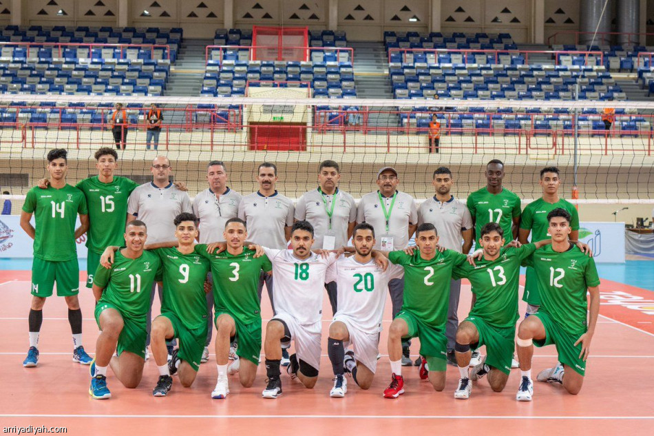 غرب آسيا.. أخضر الطائرة ينفرد بالصدارة
