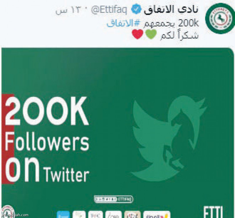 الاتفاق..
200 ألف متابع و5 لغات