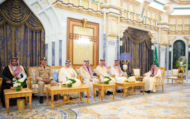 الملك يستقبل أبطال الأولمبية