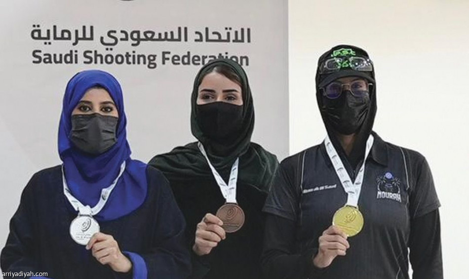 العنزي ونورة ينتزعان ذهب الرماية العملية «IPSC»