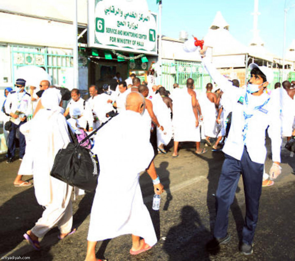 4993 حاجا تائها أرشدتهم كشافة هيئة الرياضة