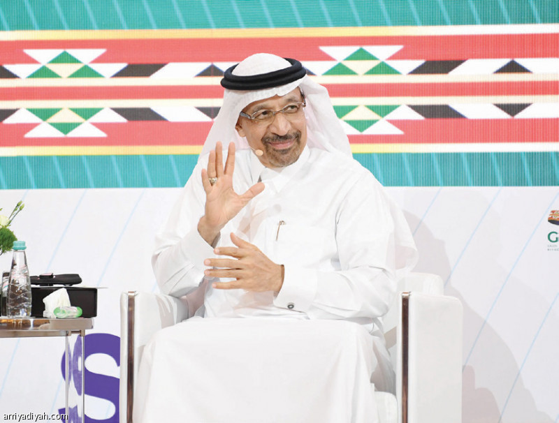 صورة التقطت أمس للمهندس خالد الفالح وزير الاستثمار خلال مشاركته في برنامج قمة قادة مجموعة العشرين تصوير: بشير صالح