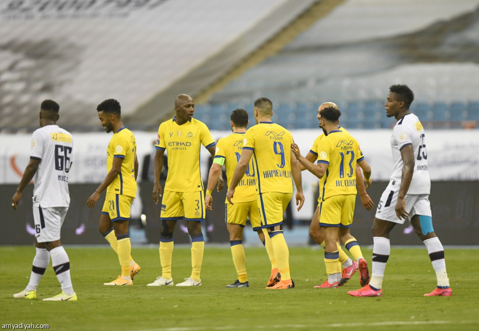 النصر يستعرض أمام العدالة بـ6 أهداف