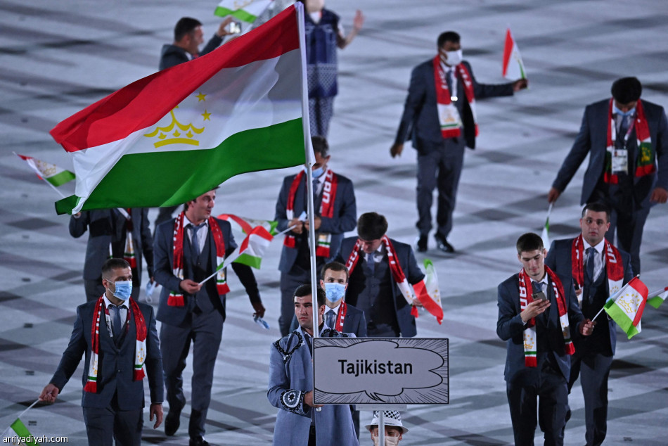 افتتاح الأولمبياد.. قرغيزستان وطاجيكستان بلا كمامات