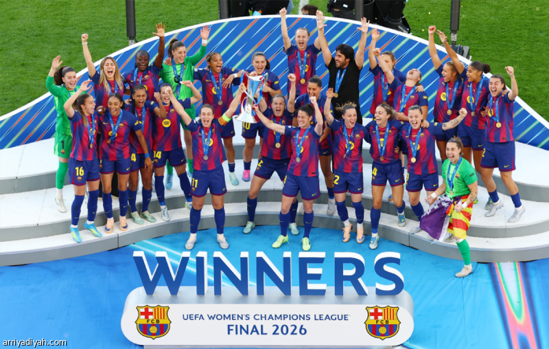 برباعية ليون.. سيدات برشلونة يتوجن بدوري الأبطال