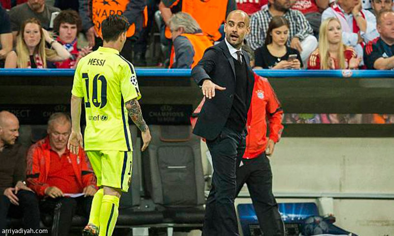 جوارديولا وميسي يتبرعان بمليوني يورو لمستشفيات كاتالونيا