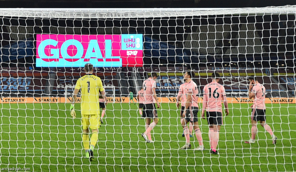 ويستهام يعمق جراح شيفيلد