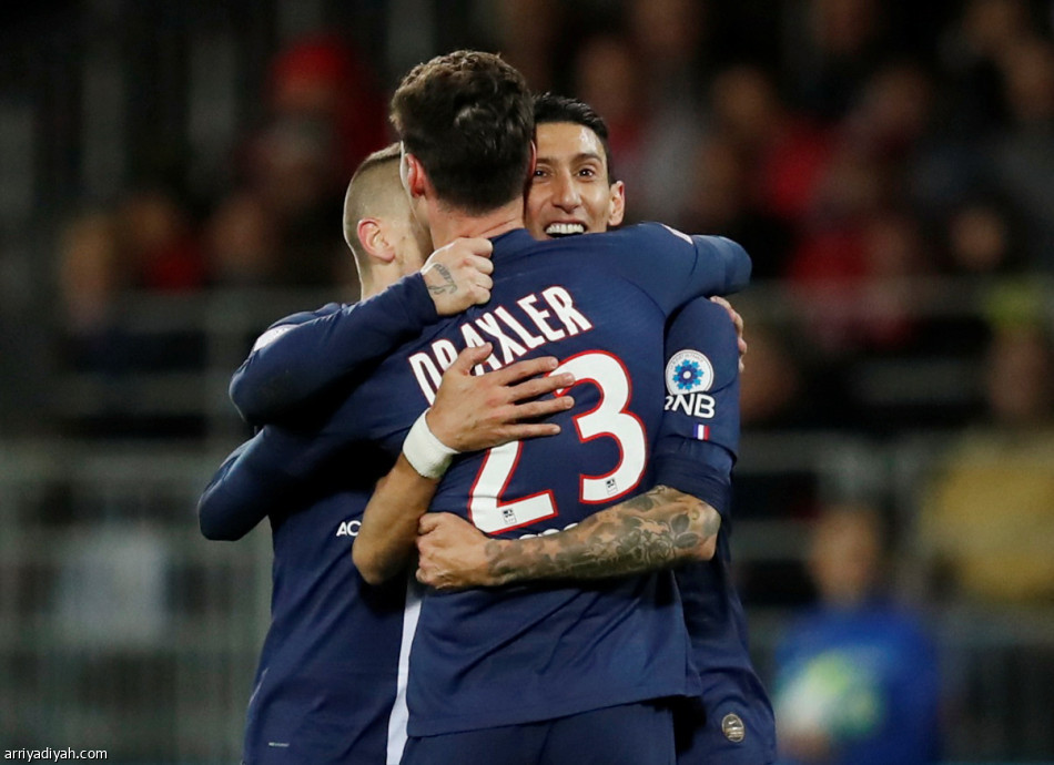 باريس يعبر بريست بصعوبة ويعزز صدارته للدوري