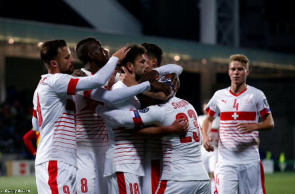 تصفيات مونديال 2018: الفوز الثالث على التوالي لسويسرا