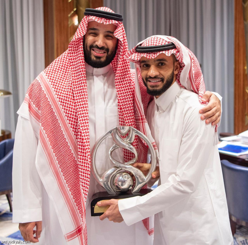 الأبطال في ضيافة ولي العهد