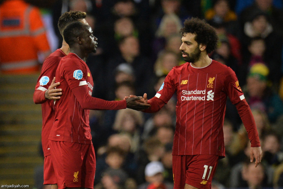 ماني يمنح ليفربول الفوز بصعوبة على نوريتش