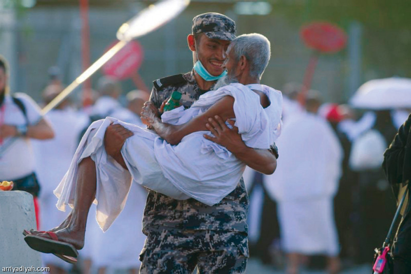 المسيهيج:
تصرف رجل الأمن شدني