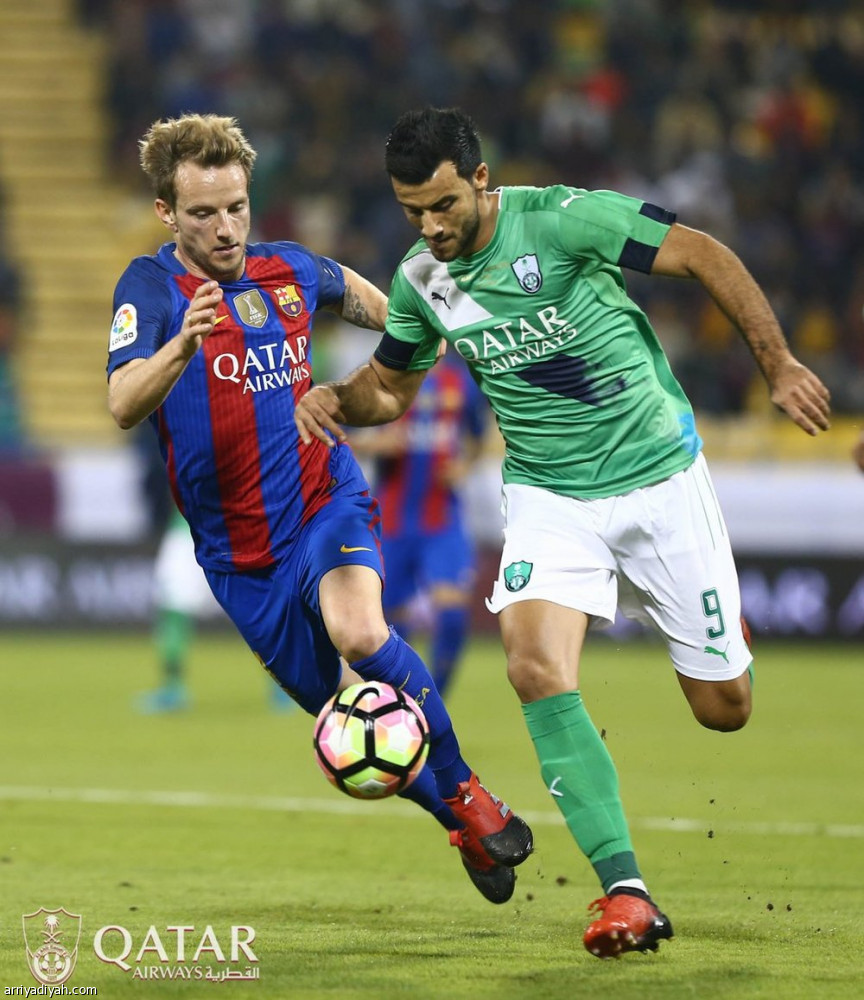 الأهلي يخسر بخماسية أمام برشلونة وعسيري يتألق بثنائية