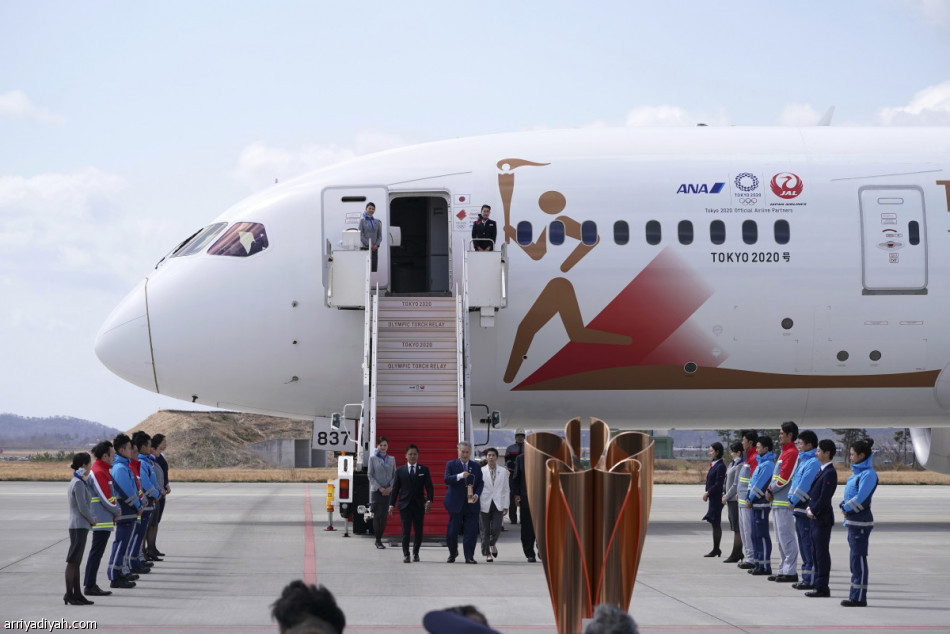 شعلة أولمبياد 2020 تصل اليابان