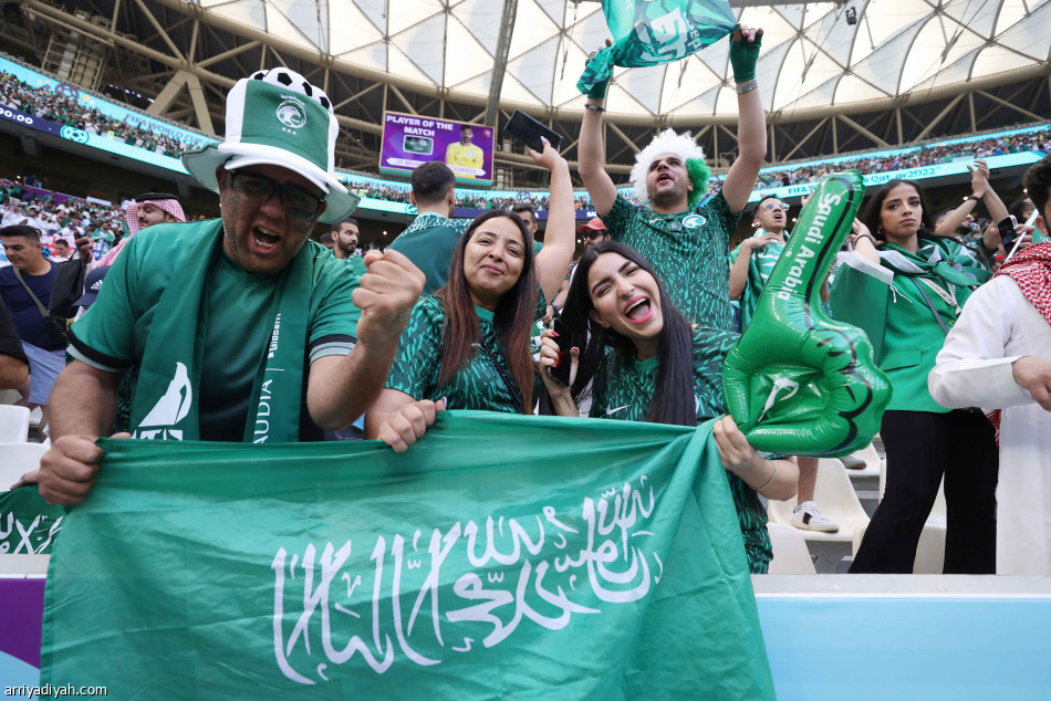 السعوديون 
ينثرون الفرح في الدوحة
