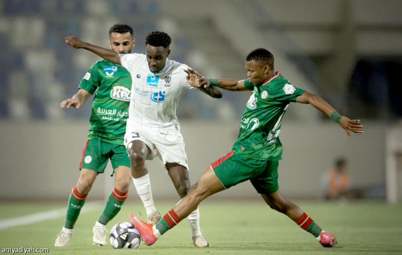 احتفال لاعبي الاتفاق